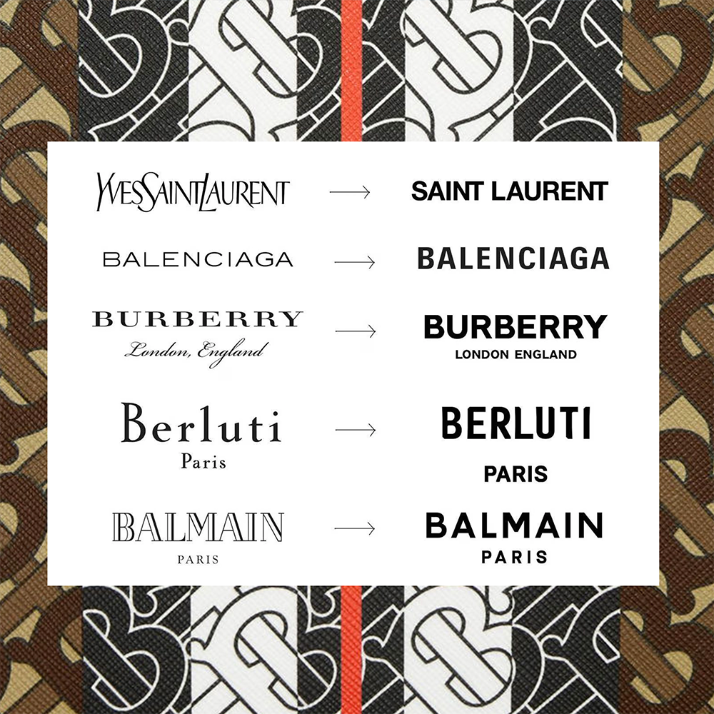 Burberry-luxury brand change logo