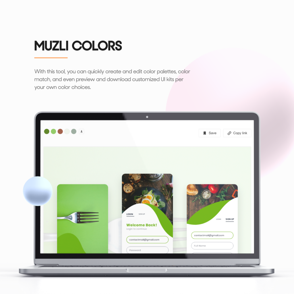 Color palette generator - Muzli colors