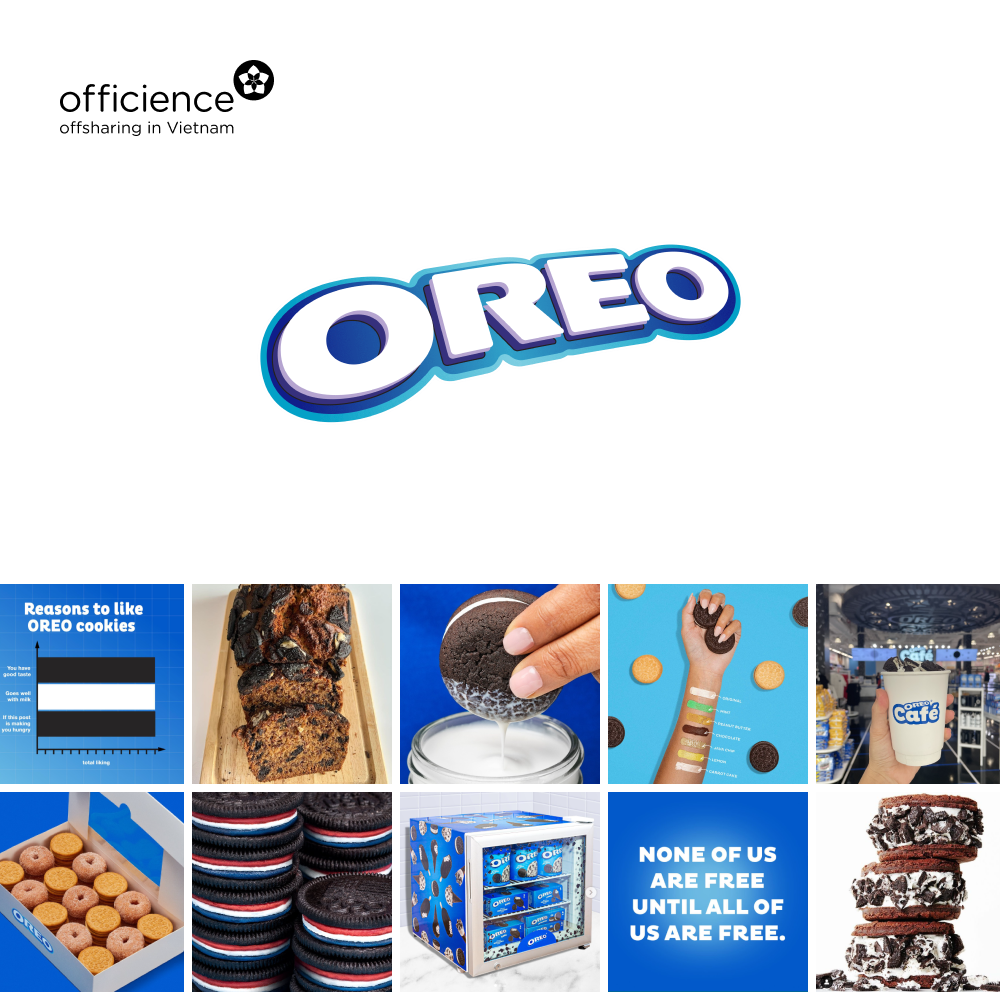 Oreo Instagram - Social media branding design example