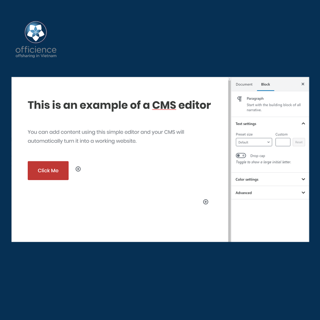What is CMS - Content management system example